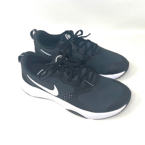 NIKE WOMENS Size DA1351 002 CITY REP TR BLACK WHITE Dk Smoke Grey Canvas Sneaker - Picture 3 of 9